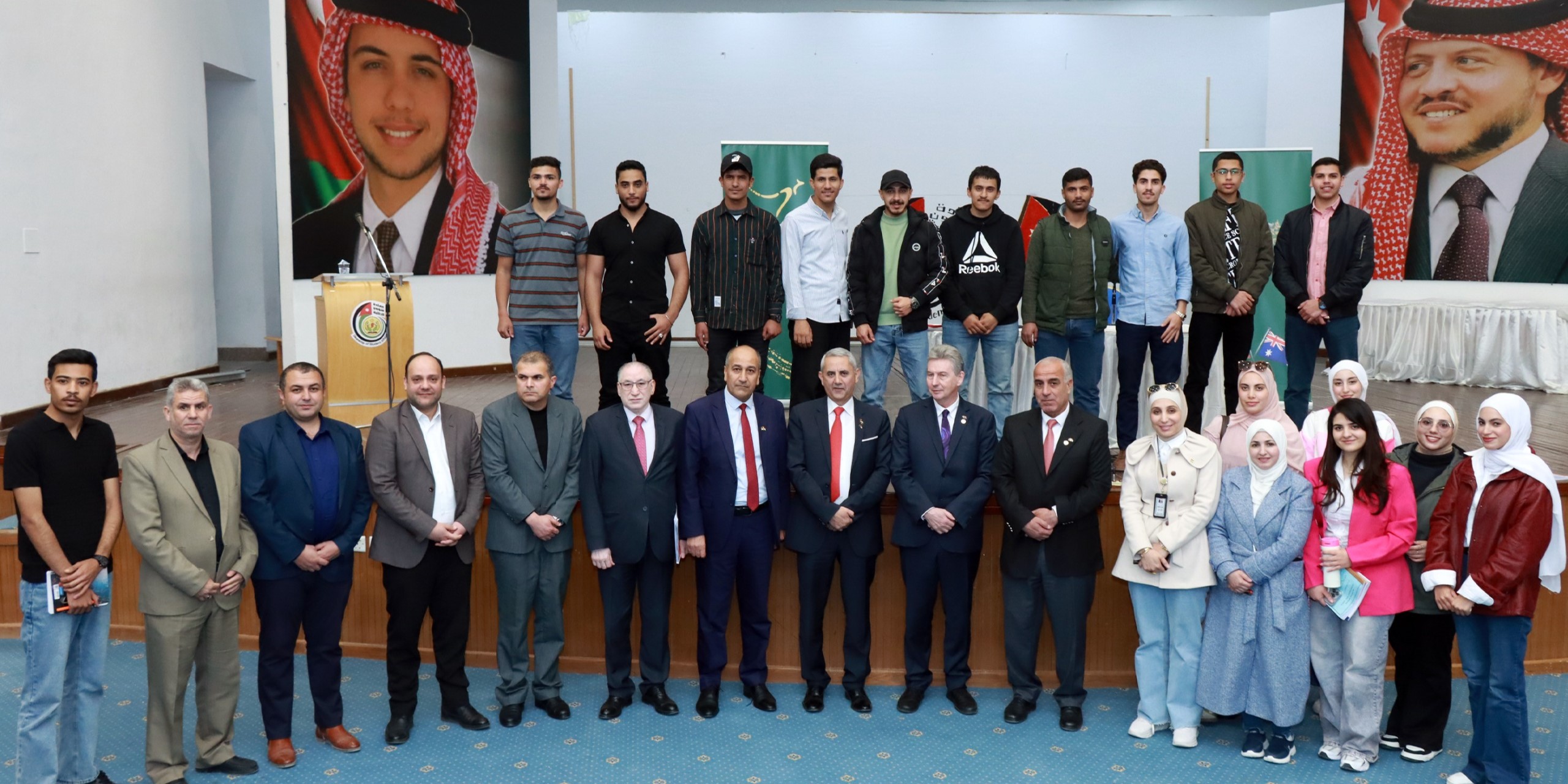  العلاقات الأردنية الأسترالية محاضرة للسفير الأسترالي في جامعة الحسين بن طلال